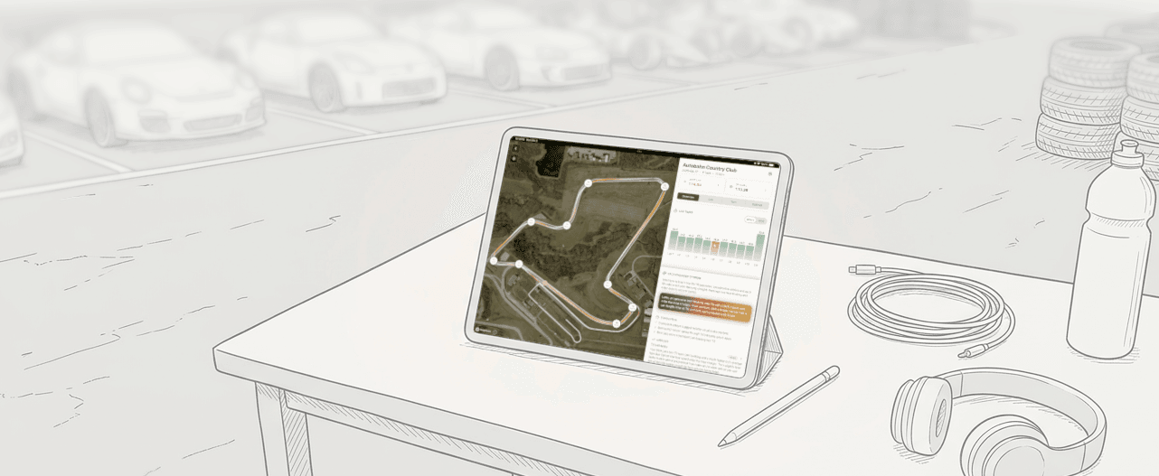 Stint app displayed on a tablet on a table