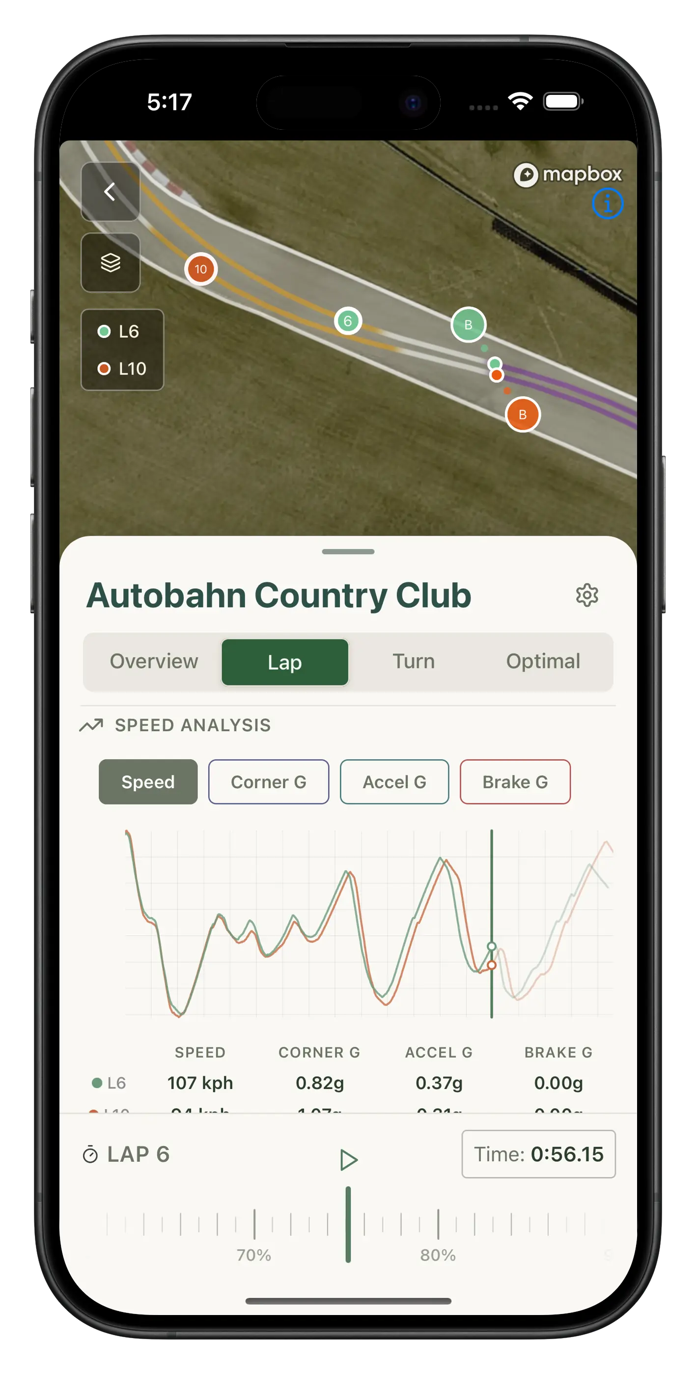 Stint app interface showing understand your driving features - 2